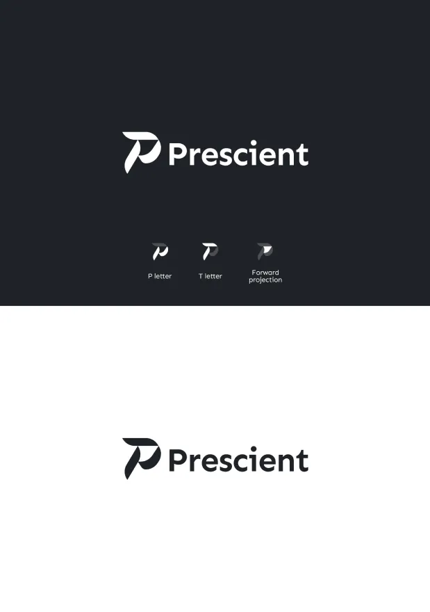 Prescient logo - first proposal