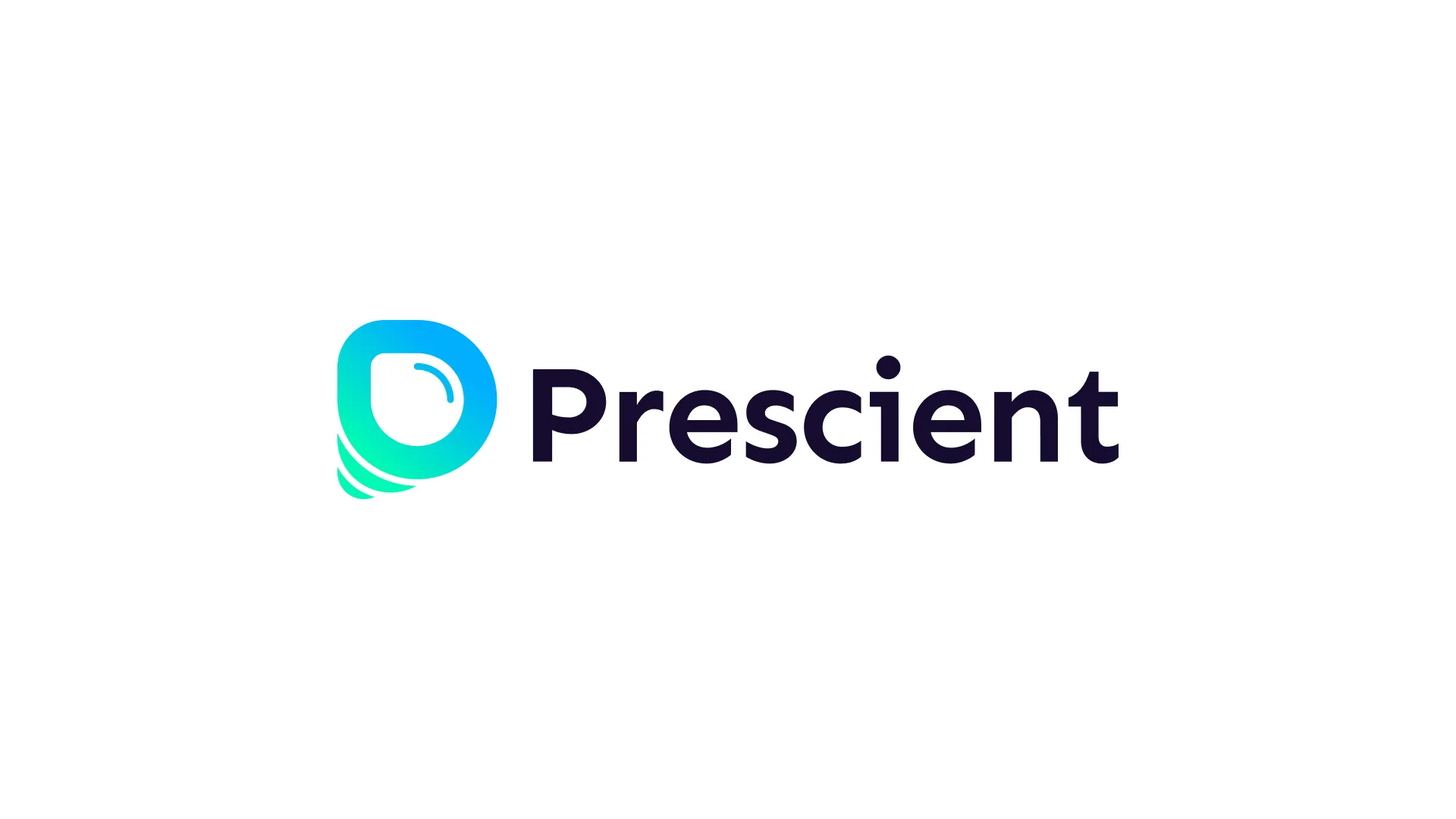 Prescient logo on light background