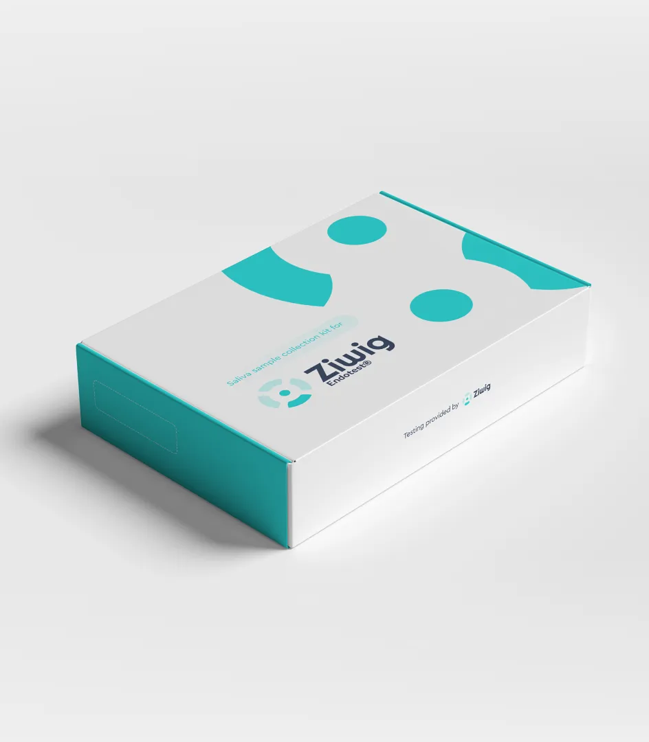 Ziwig Endotest packaging mockup